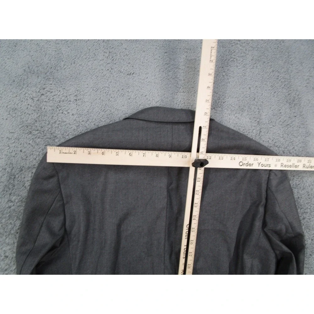 J.Crew Ludlow Blazer 38S Grey Loro Piana Super 130s Wool Anchor Button 03737
